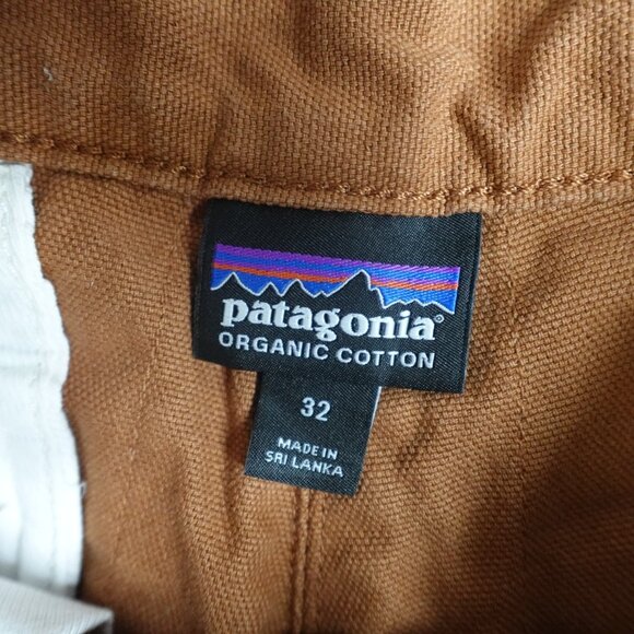 Patagonia Shorts 32 Beige Canvas Stand Up Organic Cotton 6.5" in - Picture 6 of 12